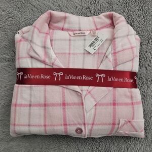 La Vie En Rose Microfleece PJ Set